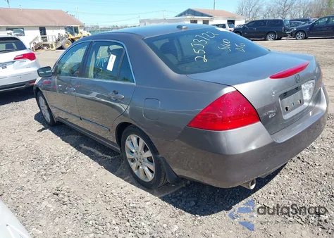 2007 Honda Accord 3.0 Ex из США, поврежденный, VIN 1HGCM665X7A054435